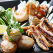 海鮮焼、盛合わせ